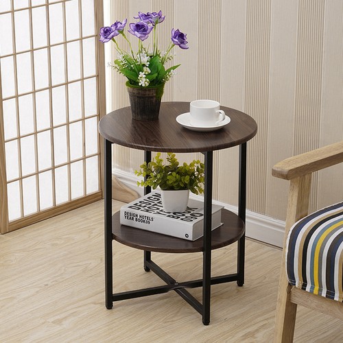 Small round sofa side table - round,