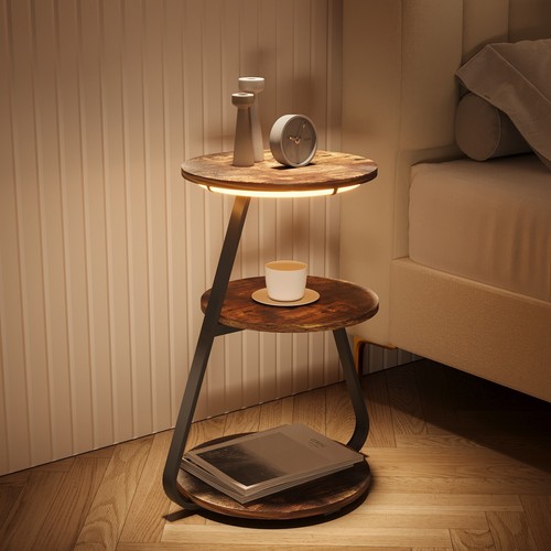 Tier bedside table - tier, with