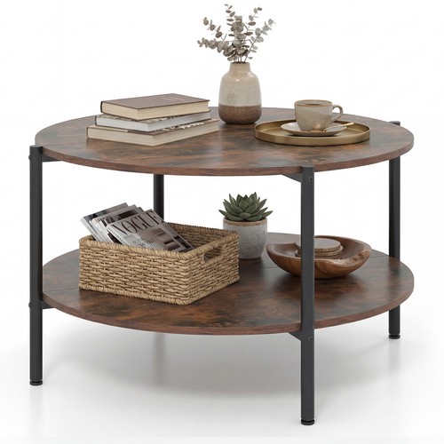 Costway round coffee table - costway round,